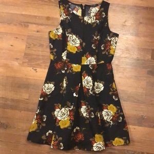 Black Floral Dress
